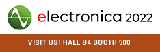 Visit our booth at the electronica 2022 - from 15.10.2022 to 18.10.2022